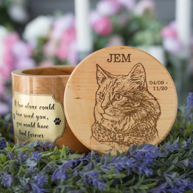 Personalized Pet Urn for Cat