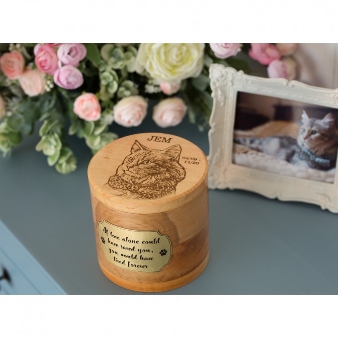 Personalized Pet Urn for Cat