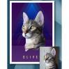 Custom Pet Portrait Low Poly