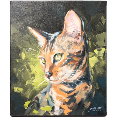 Custom pet portraits painting