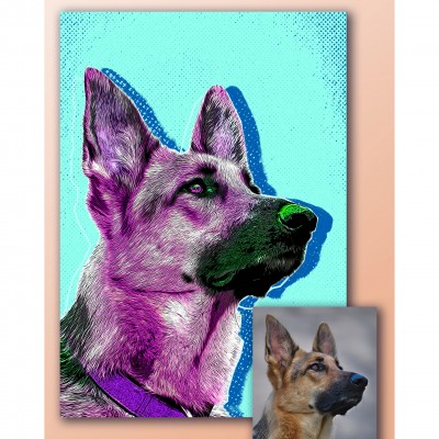 Pet Portrait Pop Art