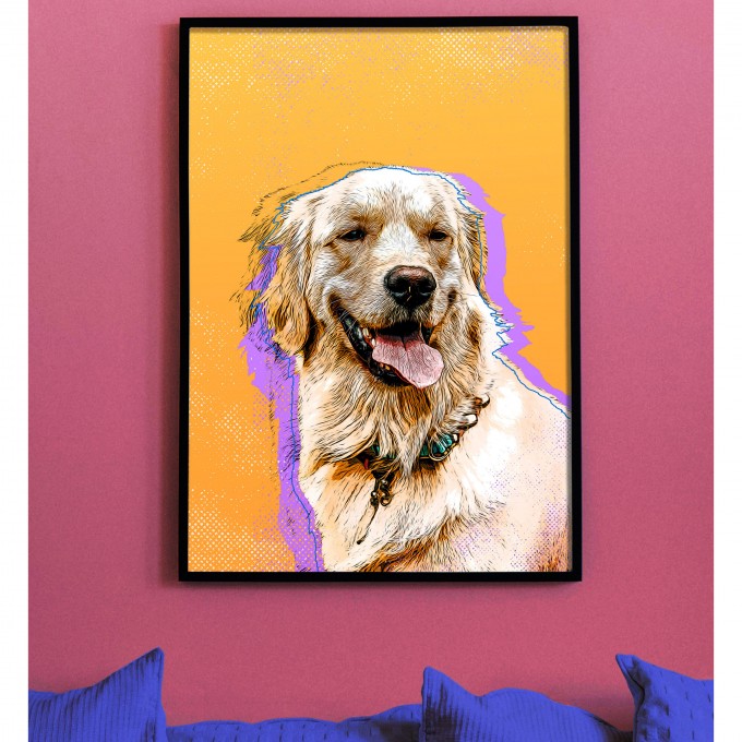 Custom pet portrait