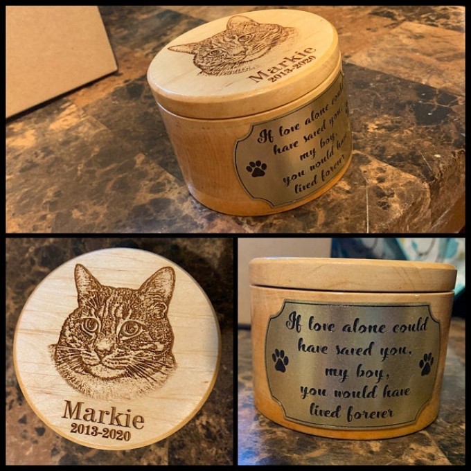 Medium Pet Urn 3,7"